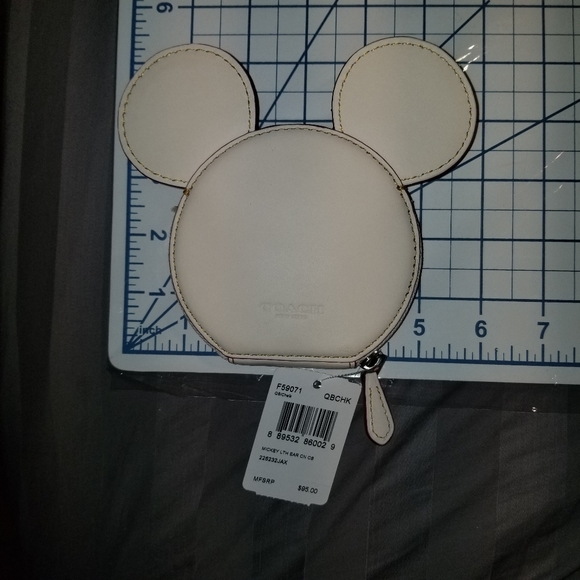 Coach "LE" Mickey Mouse Coin Case - Picture 2 of 14